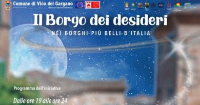 Vico del Gargano(FG):Sotto le stelle del Gargano a Vico con “Il Borgo dei desideri”