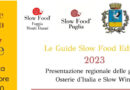 Presentazione delle Guide Slow Food 2023: le eccellenze della Puglia a Cerignola